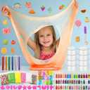 Slime Making Kit Supplies, 163 Pack Slime Mix Ins Accessories Slime Add Ins Foam Glitter Slimes Charm Bulk Fishbowl Beads Containers for Slimes Making Coloring and Party Decorations