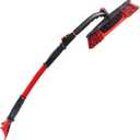 Mallory 14186ML Maxx-Force 52 Extendable Snowbrush for Car and Ice Scraper Crossover Snow Tool, Red