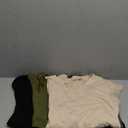 Sweetyweee 3 Pack Women's Oversize Nursing Shirts for Breastfeeding with Hidden Zippers Loose Fit Long Sleeve Maternity Tops. Size L