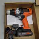 BLACK+DECKER 20V MAX Matrix Quick Connect System, Cordless Lithium Power Drill and Driver, Battery Included (BDCDMT120C)