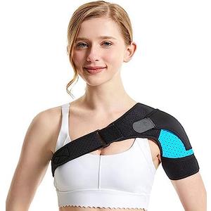 Shoulder Brace for Men and Women, Reusable Shoulder Ice Pack Wrap Adjustable Shoulder Strap Sling Compression Sleeve Stability Support for Arms Tendonitis, Dislocation, Left and Right Rotator Cuff Arm Joint Pain Relief- Hot/Cold Therapy Cool Gel Wrap Shoulder Brace for Men and Women, Reusable Shoulder Ice Pack Wrap Adjustable Shoulder Strap Sling Compression Sleeve Stability Support for Arms Tendonitis, Dislocation, Left and Right Rotator Cuff Arm Joint Pain Relief- Hot/Cold Therapy Cool Gel Wrap