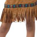 Fun World girls Native American (Medium 8 - 10, Brown)