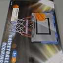 Basketball Mini Hoop Indoor Boys Gifts for Kids Adults, Door Room Mini Hoop with Balls, Basketball Accessories for Teen Boy Gifts, Blue