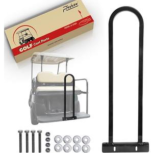 Roykaw Golf Cart Rear Seat Grab Bar Safety Bar Compatible with Club Car, EZGO, Yamaha, Universal Golf Cart Handle Grab for Back Seat, Heavy Duty Rear Seat Hand Rail