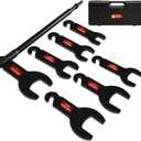 BETOOLL 8PCS Pneumatic Fan Clutch Wrench - 43300 Removal Tool Kit, Auto Repair Spanner Kit Installs Compatible With Ford, GM, Chrysler and Jeep