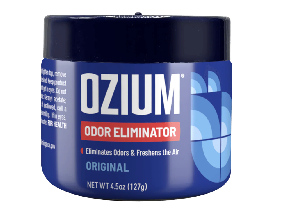 Ozium 4.5 Oz. Odor Eliminating Gel for Homes, Cars, Offices and More, Original, 3Pack