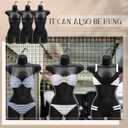 Dress Form Female Mannequin Torso Hollow Back Hanging Mannequin Body Manikin with Hook Half Body Shirt Clothing Display Plastic(12 Pcs,31.1 x 16.1 Inch)