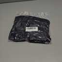 Women Y2K Layered Ruffle Chiffon Mini Skirt (Black, M)