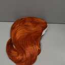 PARTY ZONE Long Orange Cosplay Wig-Women Synthetic Straight Role Play Hair Anime Wigs for Party Halloween Costume Wig