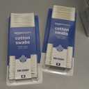 Amazon Basics Cotton Swabs for Personal Hygiene and Baby Care, 1000 Count, 2 Pack of 500 Count
