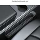 2-Pack Adjustable Car Seat Gap Filler (8.46"12.99"), Multifunctional Seat Side Organizer, Universal Fit Gap Stopper with Push-Pull Design, Prevents Items from Falling Between Seats