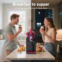 AAOBOSI Slushie Machine for Home, Frozen Drink Machine with Cookbook, Margarita Machine with 6 Presets Programs, No Ice Needed, Auto Cleaning, Slushy Maker for Frozen Margaritas, Cocktails, Frapps
