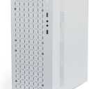 Micro ATX Case PC Case: MATX Case Mini PC ITX Desktop Computer Case Support Micro ATX MATX DTX ITX Mini PC with USB3.0, Support 3.5'' HDD (White)