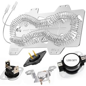 UpgradedDC47-00019A Dryer Heating Element for Samsung DVE50R5200W/A3 DV45H7000EW/A2 DV40J3000EW/A2 DVE50M7450W/A3 DV42H5000EW/A3 DV42H5200EW/A3 DVE50R5400V/A3 DV48H7400EW/A2 DV42H5200EP/A3