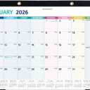 2026 Desk Calendar  Large Desk Calendar 2026, 22'' x 17'', Jan 2026  Dec 2026, 2026 Desk/Wall Calendar with Desk Pad, To-do Lists, Ruled Blocks, Corner Protectors, Lay Flat  Not Rolled