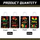 HABDJILTY 20Pcs Black History Month Gift Bags,Black Gift Bags Decorations for Black History Month Party Supplies Gifts