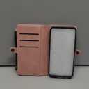 Defencase for Galaxy S24 Magnetic Wallet Case Compatible with Magsafe with RFID Blocking Zipper & Card Holder for Women Men, PU Leather Detachable Phone Case for Samsung Galaxy S24 5G 6.2", Rose Pink