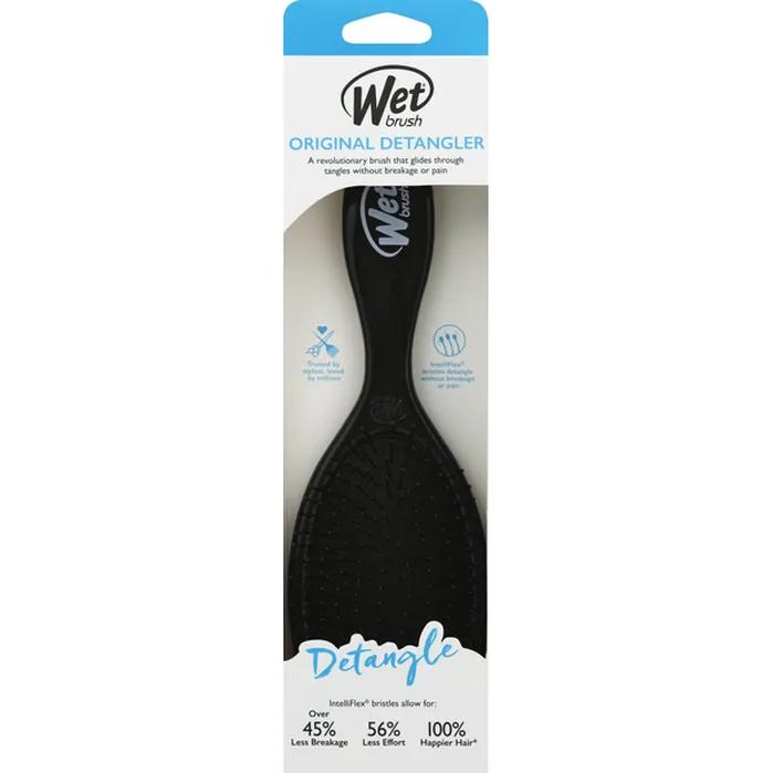 Wet Brush Detangler, Black, Pack of 4