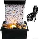 Mini Tabletop Water Fountain with LED Light & Powerful Pump USB Powered Desktop Decor for Home, Office, and Tea Room