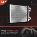 A-Premium HVAC Heater Core Compatible with Mini Cooper Base 2002-2006, Cooper S 2002-2006, L4 1.6L, Wrangler JK 2018, Convertible, Hatchback, Replace# 64111497527