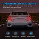 LED Tail Lights Compatible With 2016-2021 Honda Civic 10th Gen Sedan