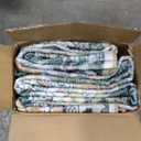 RUGSURE Washable Area Rugs - Perfect for Living Room, Bedroom, Kids Room, Nursery - Stain & Water Resistant Non-Slip, Pet & Child Friendly, Vintage Tribal Area Rugs (Green, 6' x 9')