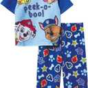 Nickelodeon Boys' Paw Patrol | Baby Shark 2-Piece Loose-fit Pajama Set, Soft & Cute for Kids (3T)