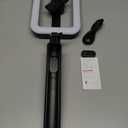 M MYBAT PRO Selfie Ring Light with 72" Tripod Stand - Extendable Selfie Stick with Light for Phone, Live Streaming, Makeup, Travel, Gaming, Video, Includes Phone Holder& USB-C Powered