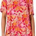 Amazon Essentials Womens Relaxed-Fit Fluid Twill Button-Down Shirt (Short Sold Separately) (M)