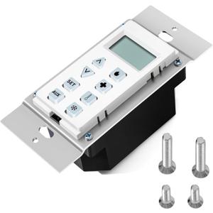 HTI-12-007 Wall Switch Wall Control Assembly Compatible with Heat N Glo, Heatilator, QuadraFire Gas Fireplaces, Used for Both NG and LP Units