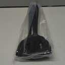 Coukre 3 Pack Silicone Spatula Set, High Heat Resistant, BPA-Free, Fish Spatula, Solid & Slotted Turner for Non-Stick Pans, Flipping Eggs, Pancakes, Fish, Burgers (3, PureBlack)