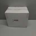 LIYH 50 Pcs White Scalloped Plastic Plates Reusable - Unbreakable Plastic Plates for Weddings Party Outdoor Picnics Dishwasher Safe BPA Free(25Guests)