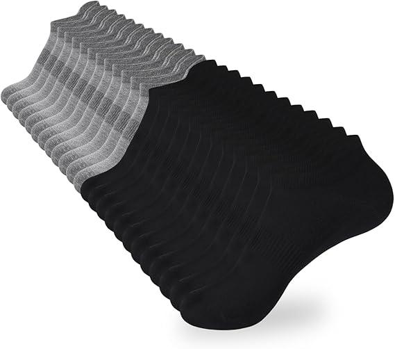Varietyou Ankle Socks Women's and Mens - 6/10 Pairs Low Cut Tab & No Show Athletics Running Socks