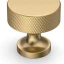Coinkoly 6Pack Champagne Bronze Knurled Cabinet Knobs Kitchen Champagne Gold Pulls for Cabinets Drawer Pulls Dresser Hardware for Cupboard