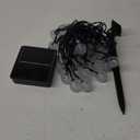 1 Pack 64FT 100 LED Crystal Globe Solar Christmas String Lights Outdoor, Waterproof Solar Lights for Outside, 8 Lighting Modes Christmas Decorations for Garden Yard Porch Wedding Patio (Warm White)