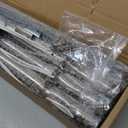 Hisencn Replacement Parts for Chargriller 5050, 3001, 5650, 3008, 3030, 4000, King Griller 5252, Burner Tube, Porcelain Steel Heat Plate Tent, Ignitor for Chargriller 3 Burner Gas Grill