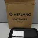 AERLANG Massage Gun with Heat Deep Tissue Back Massager Neck Massager for Pain Relief, Muscle Percussion Massage Gun, Birthday Gifts for Men Women Dad him Handheld Message Gun with 7 Heads & Silent (Black)