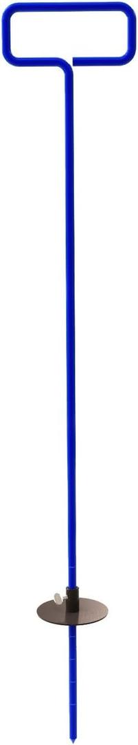 Bon Asphalt Depth Gauge  30 in. Adjustable Steel Gauge for Measuring Fresh Asphalt Depth with 7 Quick-Set Levels for Precision Paving Applications