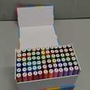 MEEDEN Acrylic Paint Marker Brush Tip: 72 Colors Large Capacity Acrylic Markers with Automatic Ink Control for DIY Art Crafts - Waterproof Paint Pens for Rock, Wood, Glass, Fabric, Ceramic, Metal