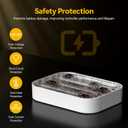 Gagaking 4 in 1 Controller Charging Dock for Nintendo Switch 2 Joy Con, 2.5H Fast Charging Joy Con Charger Station with LED Indicator,Organized Storage Stand for Switch 2 Accessories (White)