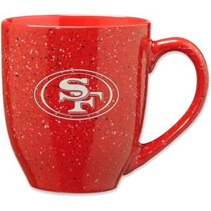 Rico Industries NFL Football 16 oz Team Color Laser Engraved Speckled Ceramic Coffee Mug