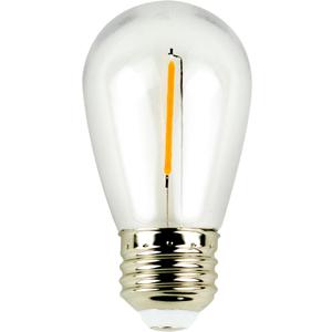 Newhouse Lighting Outdoor Weatherproof 1W S14 LED Replacement String Light Bulbs, Standard Base, 15-Pack