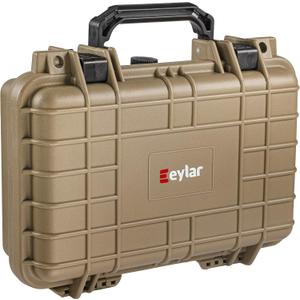 Eylar Tactical Hard Gun Case Water & Shock Proof With Foam TSA Approved 11.6 Inch 8.3 Inch 3.8 Inch (Tan)