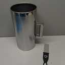 12" x 6" Stainless Steel Guiro Instrument Latin Percussion Metal Guiro Shaker with Scraper Percussion Instrument, Guira Dominicana, Wiro Musical