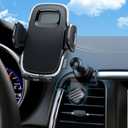 ELOHEI Phone Mount for Jeep Grand Cherokee with Custom Base, Car Phone Holder for Grand Cherokee 2016 2017 2018 2019 2020 2021 Car Accessories (HE05)