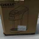 CHULUX Classic Single Serve Coffee Maker for K Cup, One Button Easy Coffee Machine for Office, RV, Travel and Dorm, Black