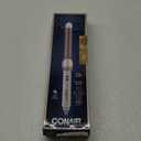 Conair Double Ceramic 1-inch Curling Wand, Straight wand produces flawless waves (White)