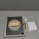 BRAECNstock case for iPad Air 13 Inch(M3/M2) 2025/2024 & Pro 12.9 inch 6th/5th/4th/3rd Generation 2022/2021/2020/2018 Cover with Screen Protector,Pencil Holder,360Rotate Stand,Khaki