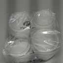 Patelai 4 Pieces Round Wide-mouth Leak Proof Plastic Container Jars with Lids for Travel Storage Makeup Beauty Products Face Creams Oils Salves Ointments DIY Making(4 Ounce,Clear)