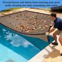 Pool Leaf Net Cover with Gromments and Ropes, 20 x 40 FT Mesh Pool Covers for Inground/Above Ground Swimming Pools, Keep Leaves Out of Your Pool, Tear Resistant, UV Resistant, Reatherproof